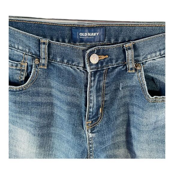 Old Navy SKINNY AJUSTE Women’s Blue Mid Rise Jeans Size 16R - Picture 2 of 11